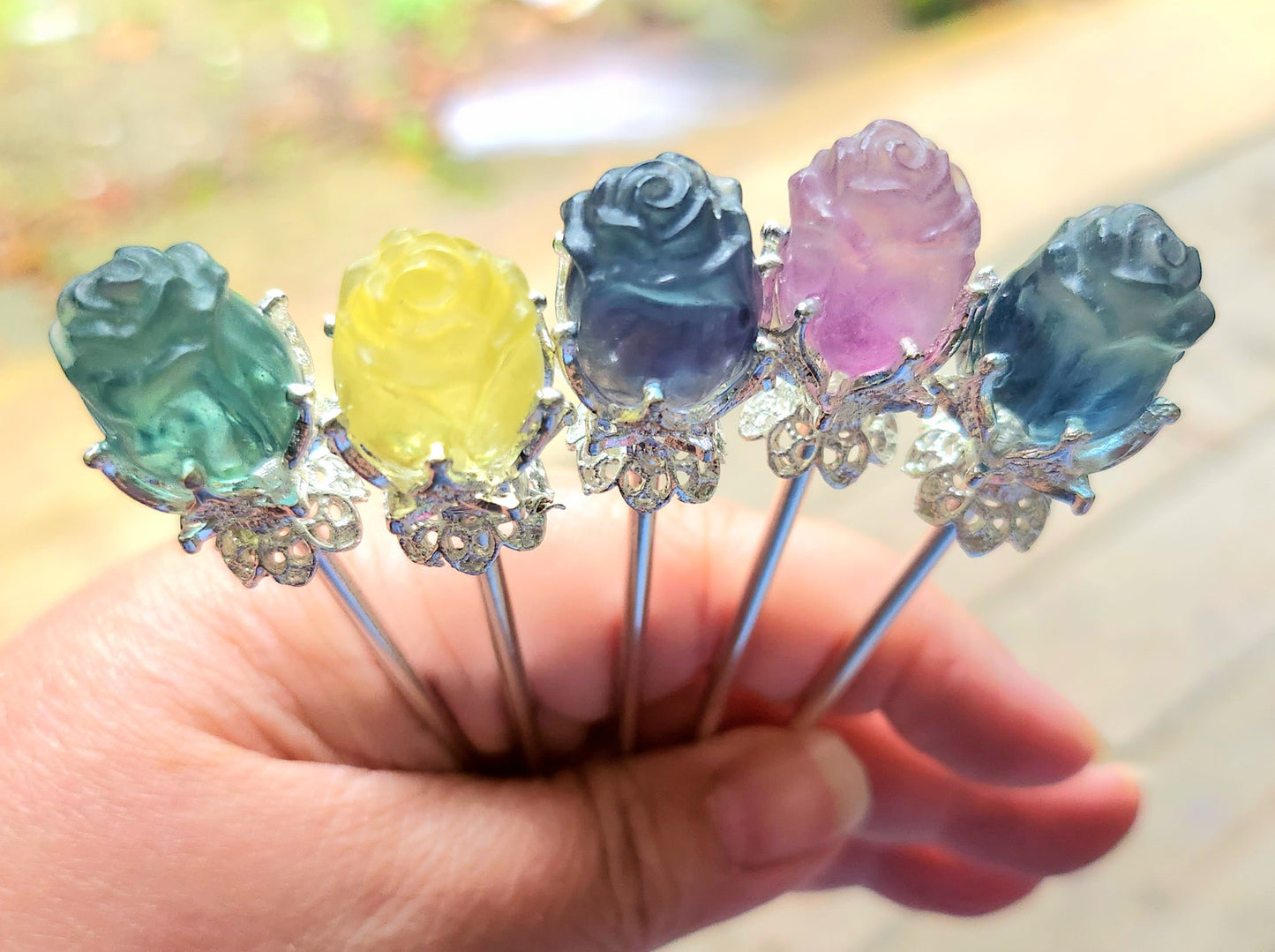 Mini Crystal Roses